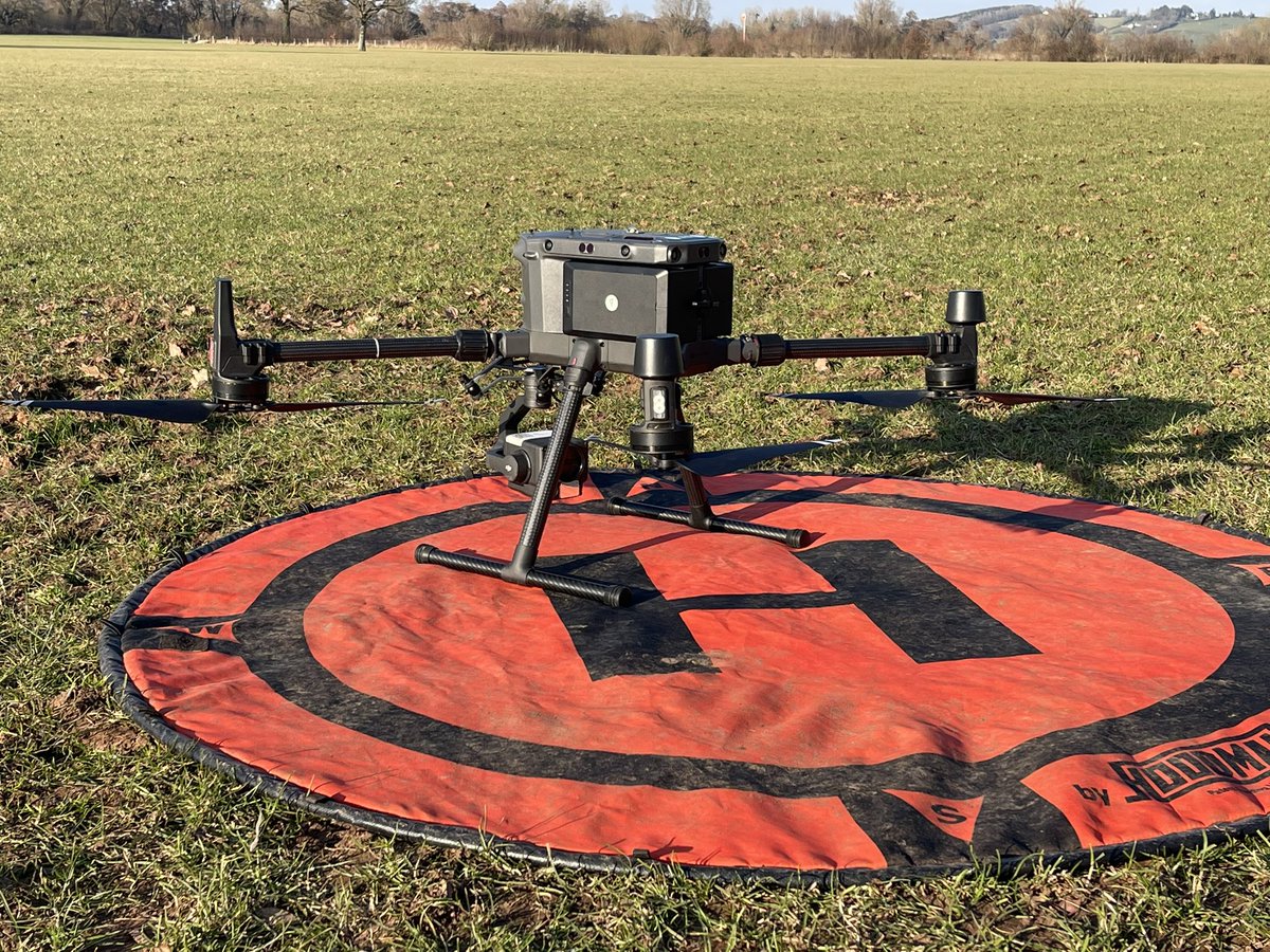 GmDrones's tweet photo. Busy week flying the M300, and finishing the week off with a spot of @fly_ability Elios 3 training 😃 #lovingwork #droneops #dronework https://t.co/wykez4ad73