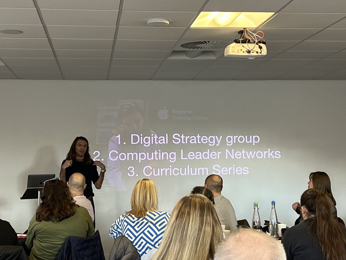 <a href="/AppleEDU/">Apple Education</a> events never fail to leave me feeling energised and with a fresh perspective! Sarah Thomas and <a href="/Janne_MW/">Janne Müller-Wieland</a> have inspired me to be 1% better &amp; it was great to hear about the success of <a href="/AppleRTCNottm/">Apple RTC Nottingham</a> from <a href="/MarcWithersey/">Marc</a>  🤩 #timetoreflect