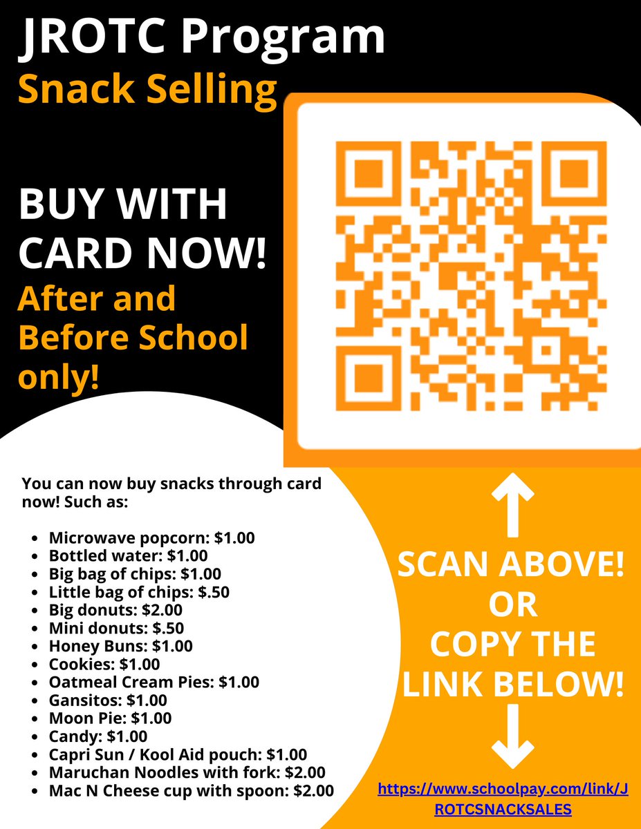Buy snacks with online payment now!