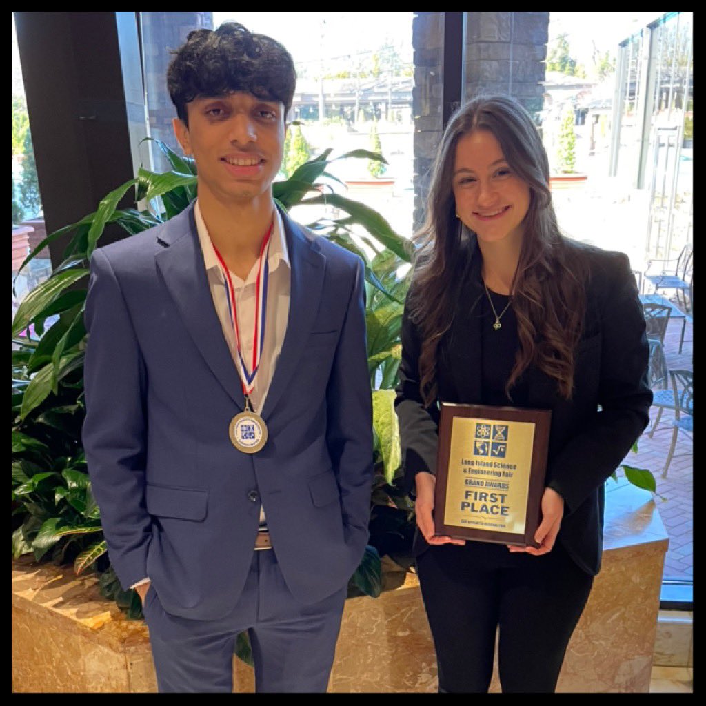 Dr. Debbie Langone (@deblangoneedu) on Twitter photo Congratulations to Asfar & Emma! Asfar earned Honorable Mention in Chemistry and Emma 1st Place in Earth and Environment Science, the National Geographic - Cultivating Empathy for the Earth Award & the Regional Stockholm Junior Water Prize. <a href="/WIHSLions/">West Islip HS</a> <a href="/RomanelliPaul/">Paul Romanelli, Ed.D.</a> <a href="/MaryKrollSci/">Mary Kroll</a> Congratulations to Asfar & Emma! Asfar earned Honorable Mention in Chemistry and Emma 1st Place in Earth and Environment Science, the National Geographic - Cultivating Empathy for the Earth Award & the Regional Stockholm Junior Water Prize. <a href="/WIHSLions/">West Islip HS</a> <a href="/RomanelliPaul/">Paul Romanelli, Ed.D.</a> <a href="/MaryKrollSci/">Mary Kroll</a>