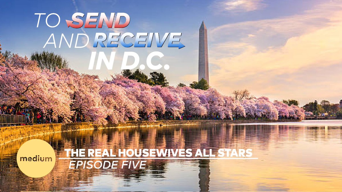 Medium_Network's tweet photo. Tonight... Ebony's girls' trip to D.C. has the ladies fighting for change. 🇺🇲 That is until a scandal threatens to change the dynamics of the group forever. 

A can't miss #RHAS airs tonight at 8/7c on Medium. https://t.co/BMSTg6DrFh