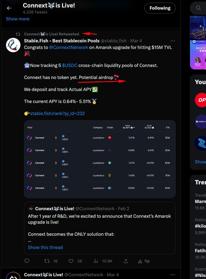 BringMeCoins's tweet photo. ✨Go to website.
https://t.co/cjXdNs17xu
✨If you don't have #nextUSDC or #nextETH you can swap
https://t.co/yAmpg8U0lh
✨I'll stake my $USDC on Arbitrum cause of the potential #Airdrops.
🥳To kill two birds with one stone😉
2/ https://t.co/qAngtguL13
