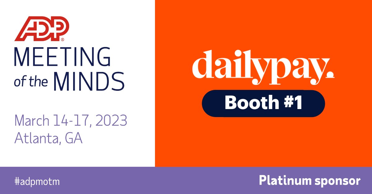 DailyPay on Twitter "We’re excited to attend and sponsor this year’s