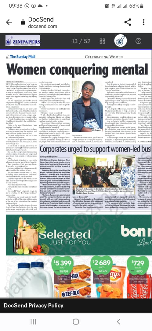 #Zimbabwe OCD Trust#Mangwanani Home of Hope