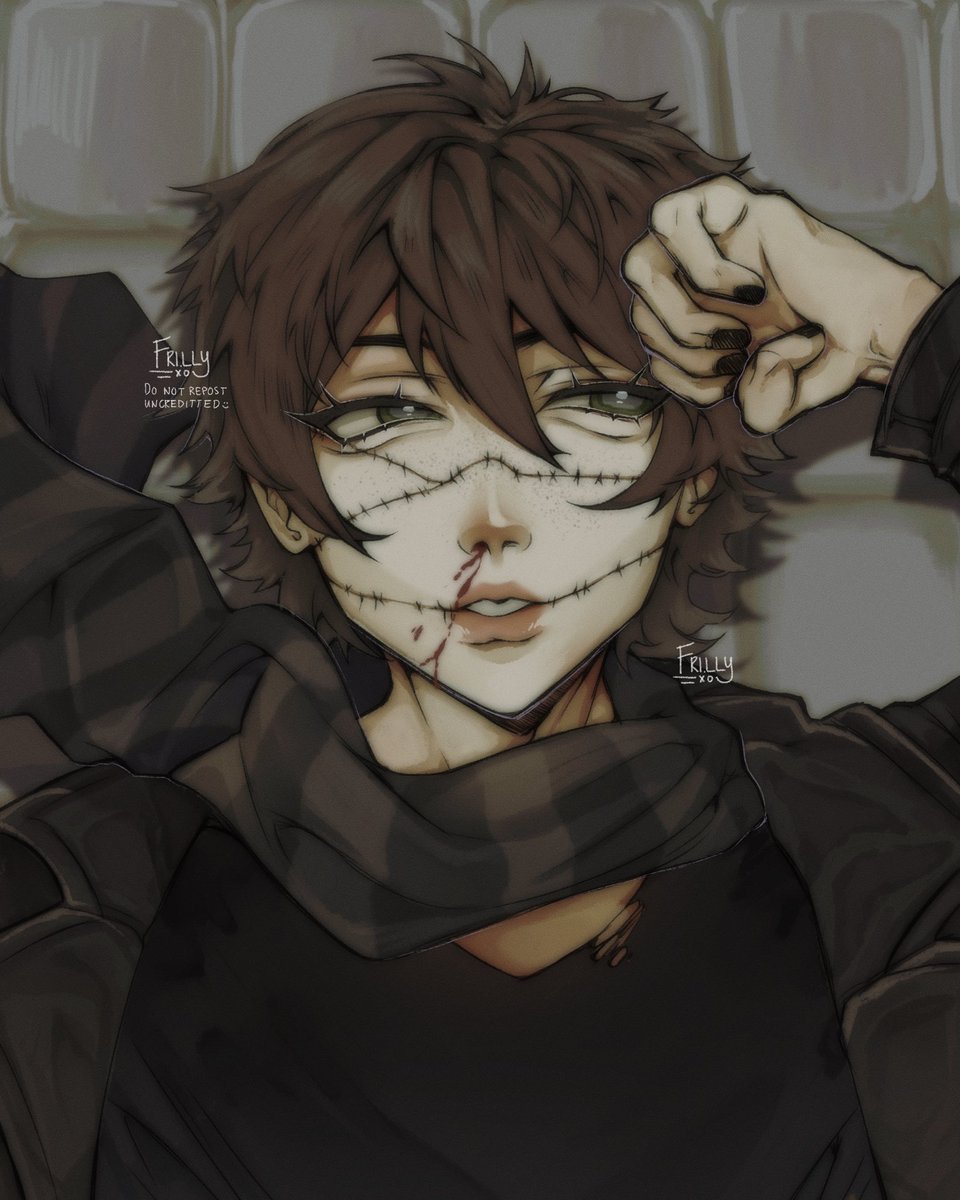 omg nooo he fell #homicidalliu #creepypasta