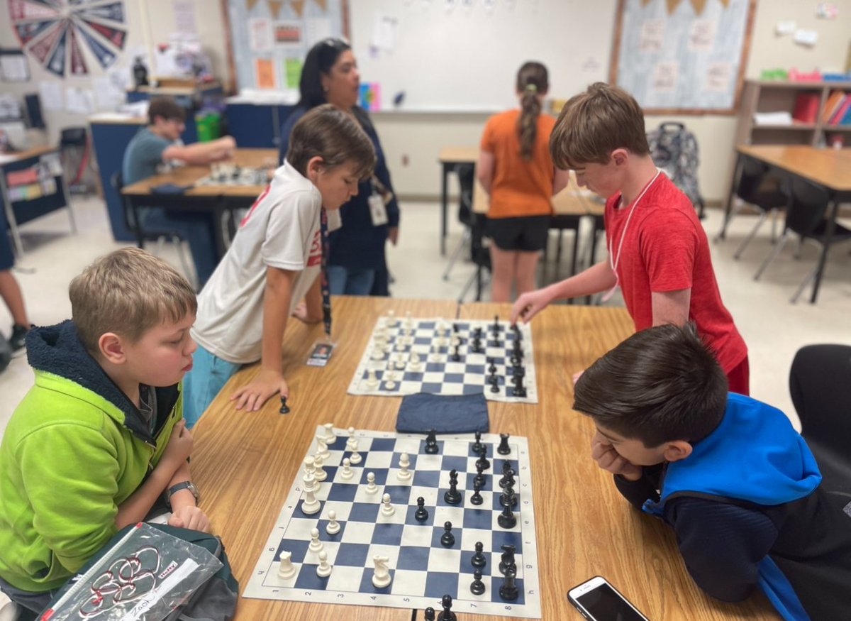 Spring Branch MS (@wranglerssbms) on Twitter photo SBMS Chess club is in full force. Coach Trevino does an awesome job with these strategists! Preparing to dominate the next CISD Chess Tournament.
<a href="/DrChapmanCISD/">Dr. John E. Chapman III - Comal ISD Superintendent</a> <a href="/CISDMiddle/">Julie Cronkhite</a> <a href="/ChrissyTrevin20/">Chrissy Trevino</a> <a href="/SKinginComal/">Sarah King</a> SBMS Chess club is in full force. Coach Trevino does an awesome job with these strategists! Preparing to dominate the next CISD Chess Tournament.
<a href="/DrChapmanCISD/">Dr. John E. Chapman III - Comal ISD Superintendent</a> <a href="/CISDMiddle/">Julie Cronkhite</a> <a href="/ChrissyTrevin20/">Chrissy Trevino</a> <a href="/SKinginComal/">Sarah King</a>