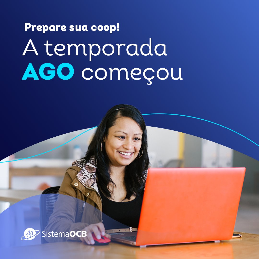 sistemaOCB's tweet image. Atenção gestores: Estamos na temporada de realização da Assembleia Geral Ordinária (AGO) das cooperativas! O prazo é até 31 de março, exceto para o Ramo Crédito que pode realizar a AGO até o final de abril.