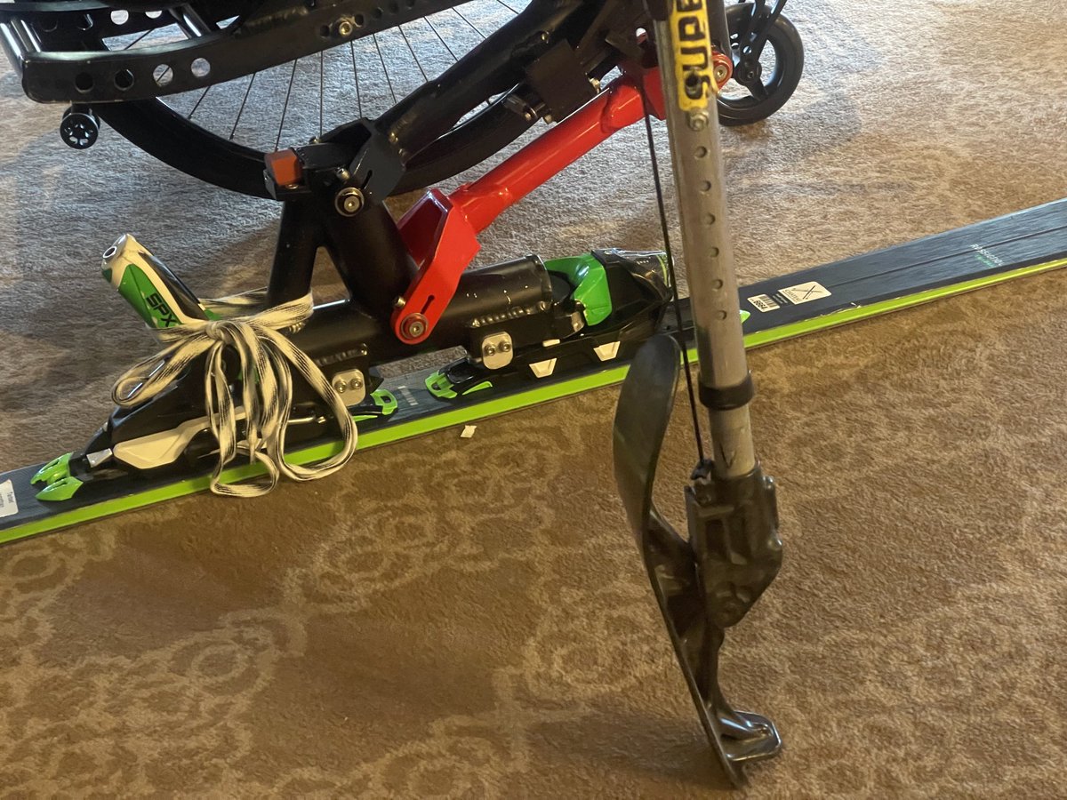 In Banff at the pre-conference course on Para-&amp; Adaptive Endurance Sports Medicine Course -just before our annual meeting of the Canadian Academy of Sport &amp; Exercise Medicine (CASEM). Dr. Warren Thirsk teaching us the ‘ins’ and ‘outs’ of sit-skiing!