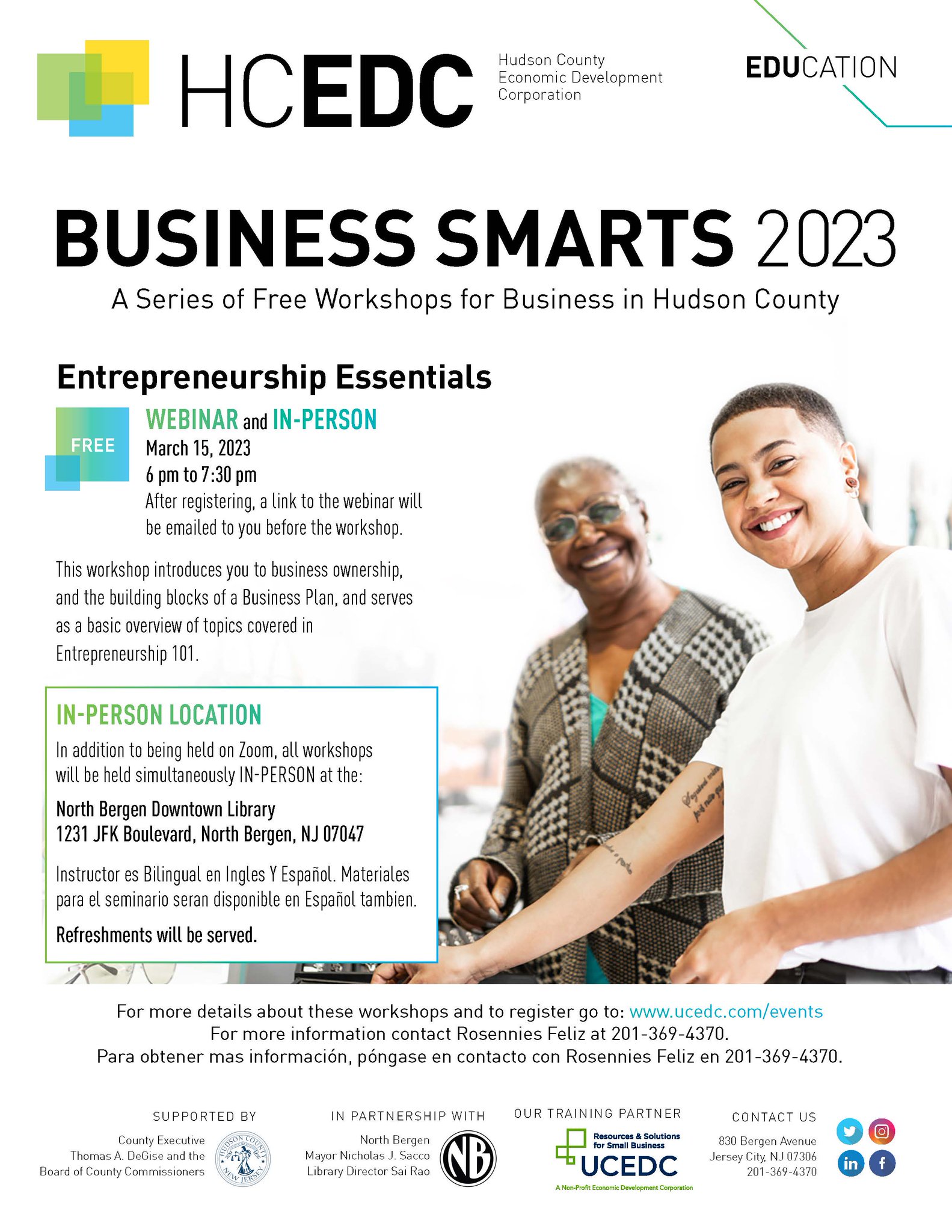 Hudson County Economic Development Corporation on Twitter "The HCEDC