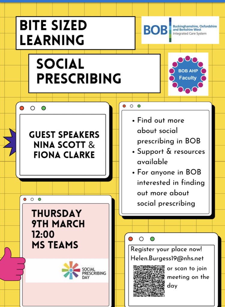 BOB AHP Faculty tweet media