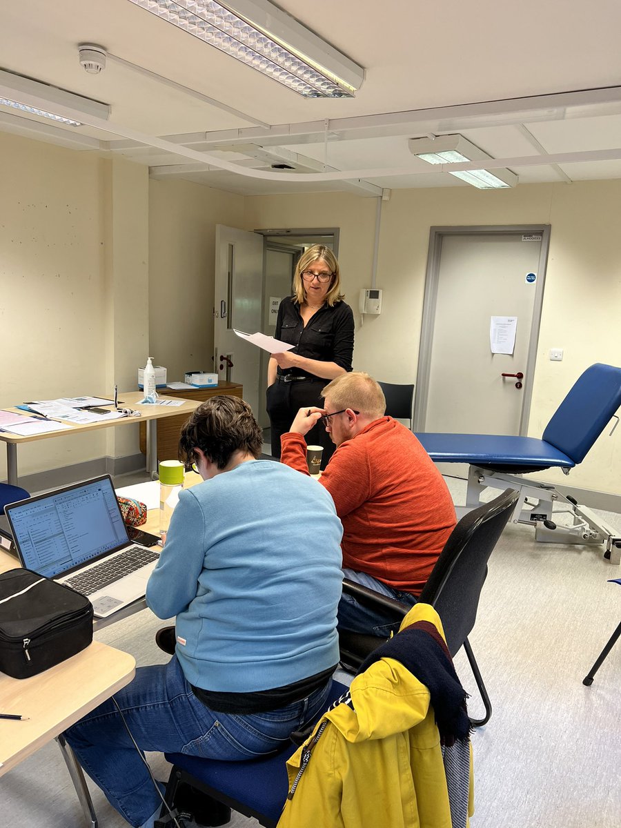 edbaker_ed's tweet photo. Day 3 of @TeamKingsED ACP Foundation Course. A fabulous Cardiac day led by @Janietip including  assessment, heart sounds, an introduction to 12-lead ECG interpretation, and an overview of ACS from Mike Dodkin (ACS Specialist Nurse). Another really great day! https://t.co/gOLIp3p5MI