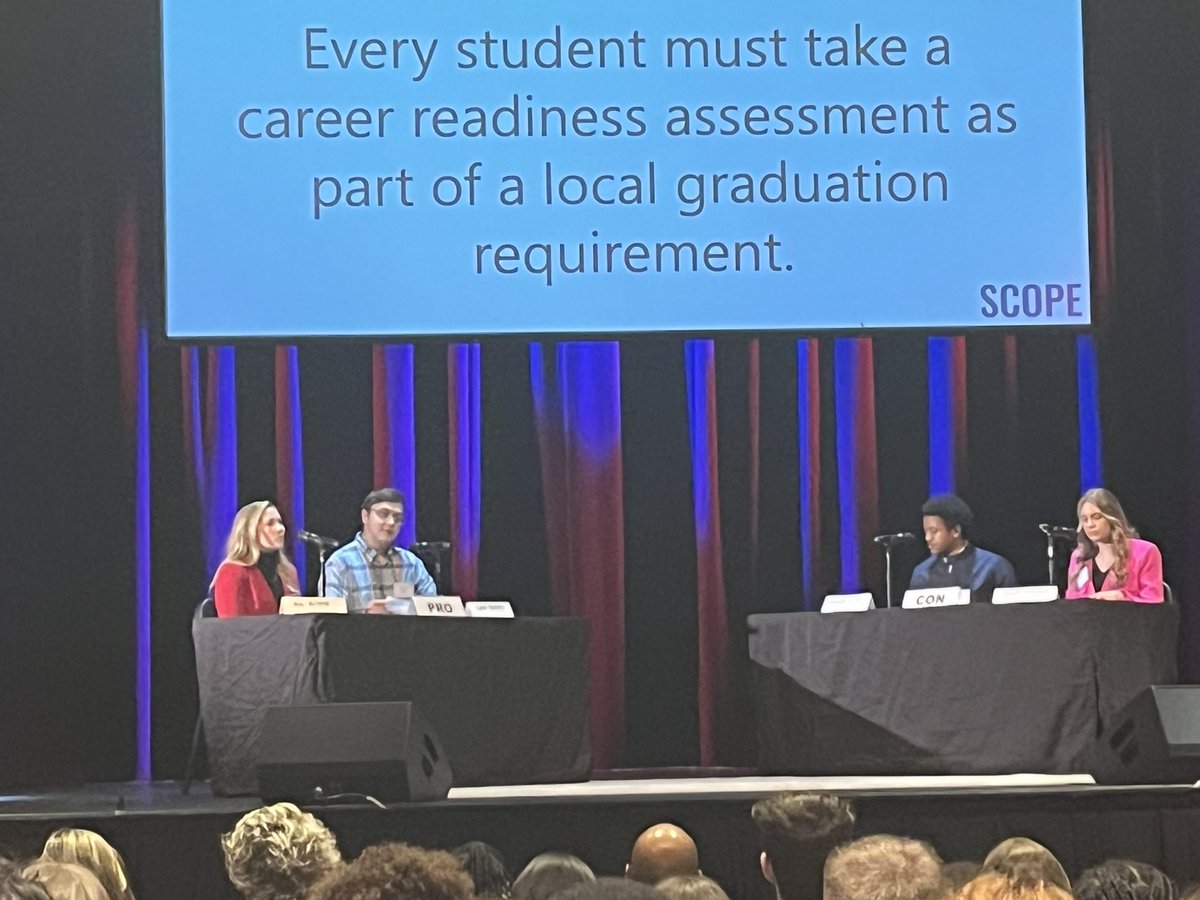 DrKayMartin_RCS's tweet photo. One of our @rucoschools students representing his group in today’s debates at the 2023 SCOPE Conference. Well-spoken, factual, and professional. Great job! #SCOPE23 #RCSProud @RockvaleHigh_TN https://t.co/XH5Vj0o8mD