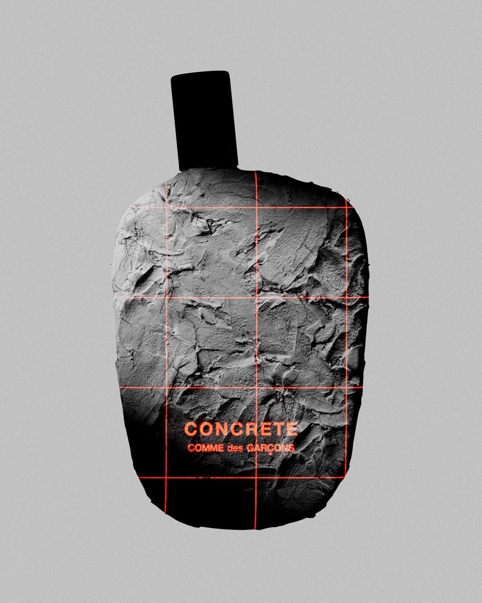 finalfinal_'s tweet image. Moulded by humans, refined by machines. Work for Comme Des Garçons Perfume.