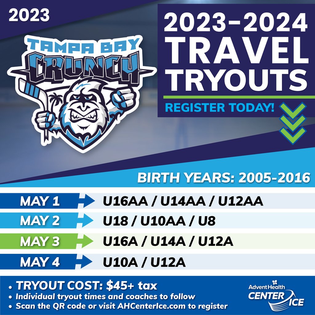 🛑 2023-2024 SFHL TRYOUTS ARE NOW OPEN FOR REGISTRATION 🛑

Register Here&gt;&gt; l8r.it/ZJBH