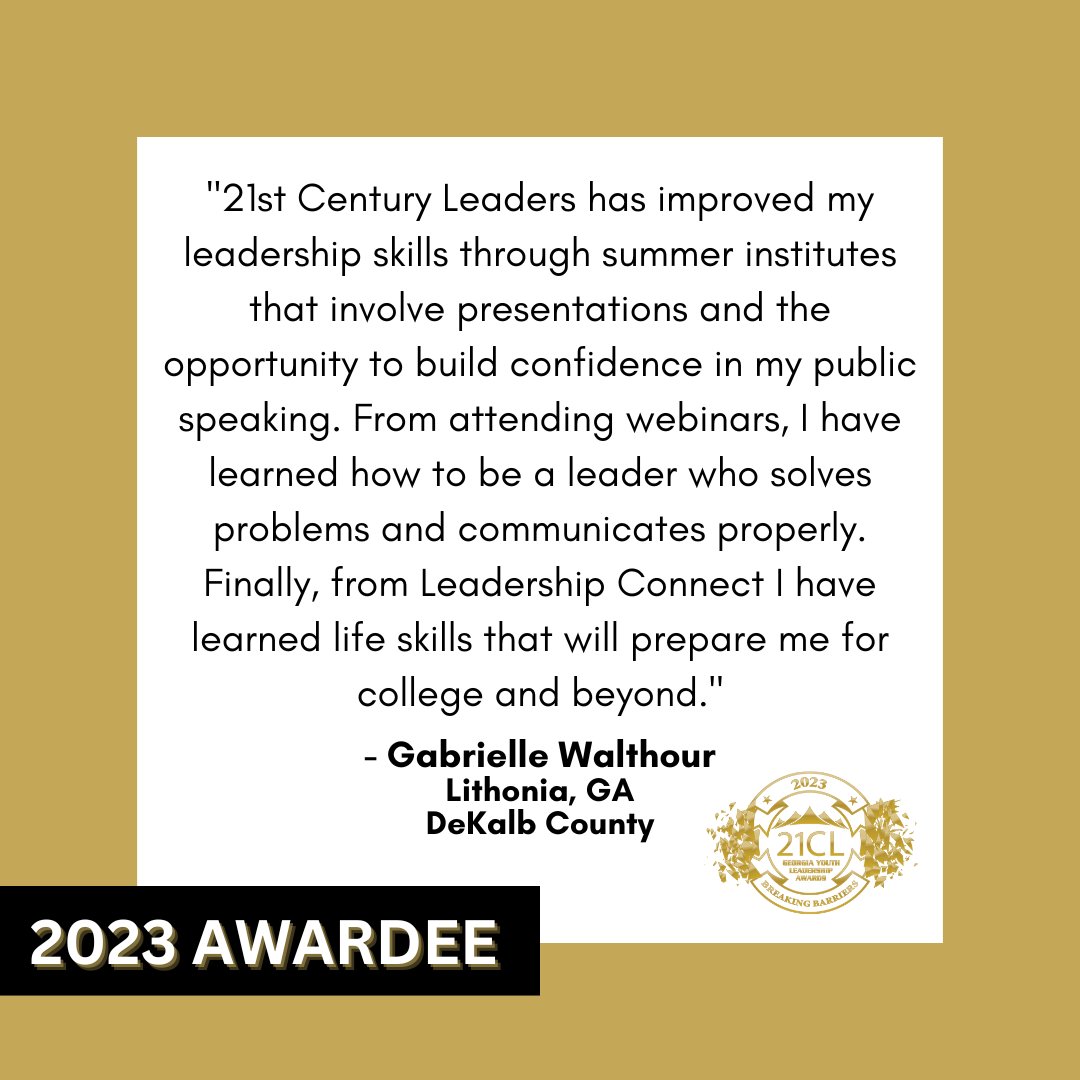 Meet the student winners! Leading up to our Georgia Youth Leadership Awards, presented by <a href="/wbd/">Warner Bros. Discovery</a>, we'll be spotlighting each of our 21 GYLA winners. Meet Shreyas and Gabrielle, and learn about their accomplishments on Mar. 25 by securing your tickets today: cbo.io/bidapp/index.p…