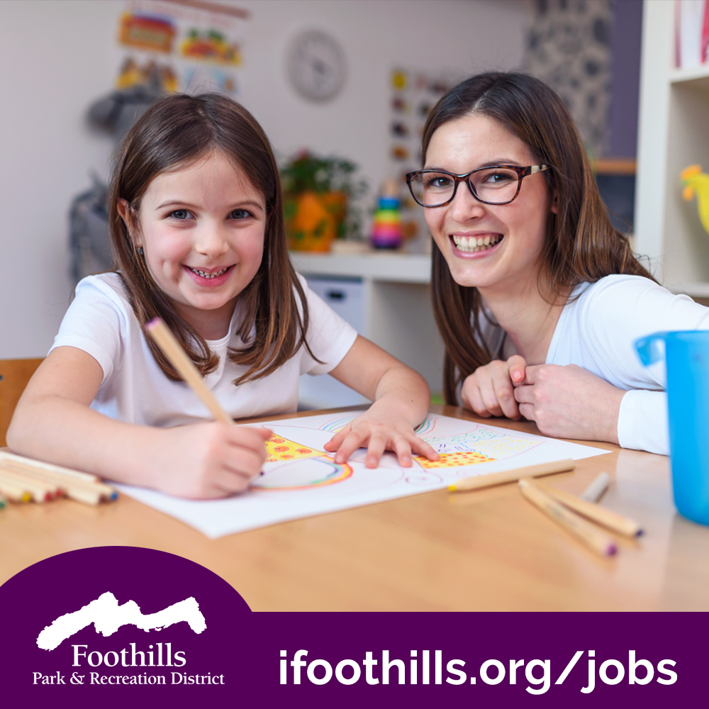 Now hiring Site Directors in our school age programs. Spread the word and help us care for children in our community.
Apply online at ifoothills.org/employment/.

#fhprd #childrensprogramsfoothills #coloradojobs #childcarejobs #parksandrec #jobs #jeffco #colorado #littletoncolorado