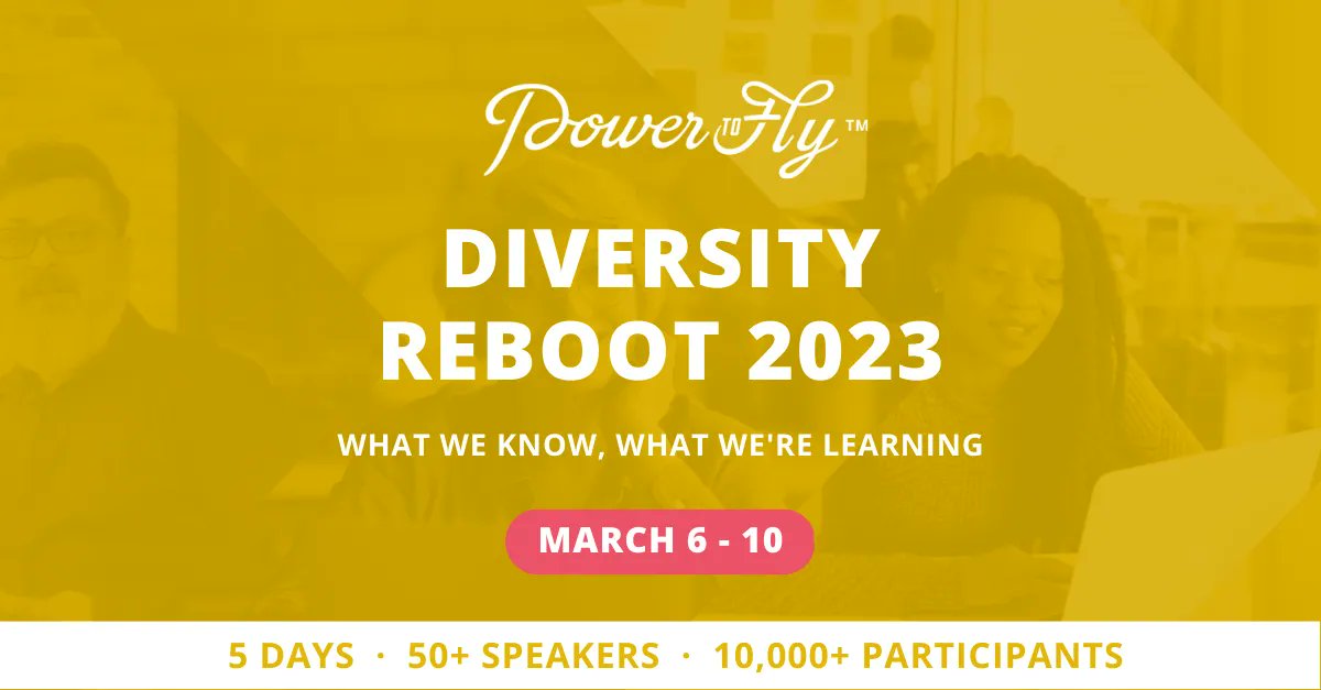PathFWD's tweet photo. Our friends at #PowerToFly are having a Virtual Job Fair on March 9 as part of #DiversityReboot2023. There are 12 companies hiring right now! Get the inside scoop and meet directly with each company. Register for free: https://t.co/odLZjLYwia https://t.co/0EOWGFvPiJ