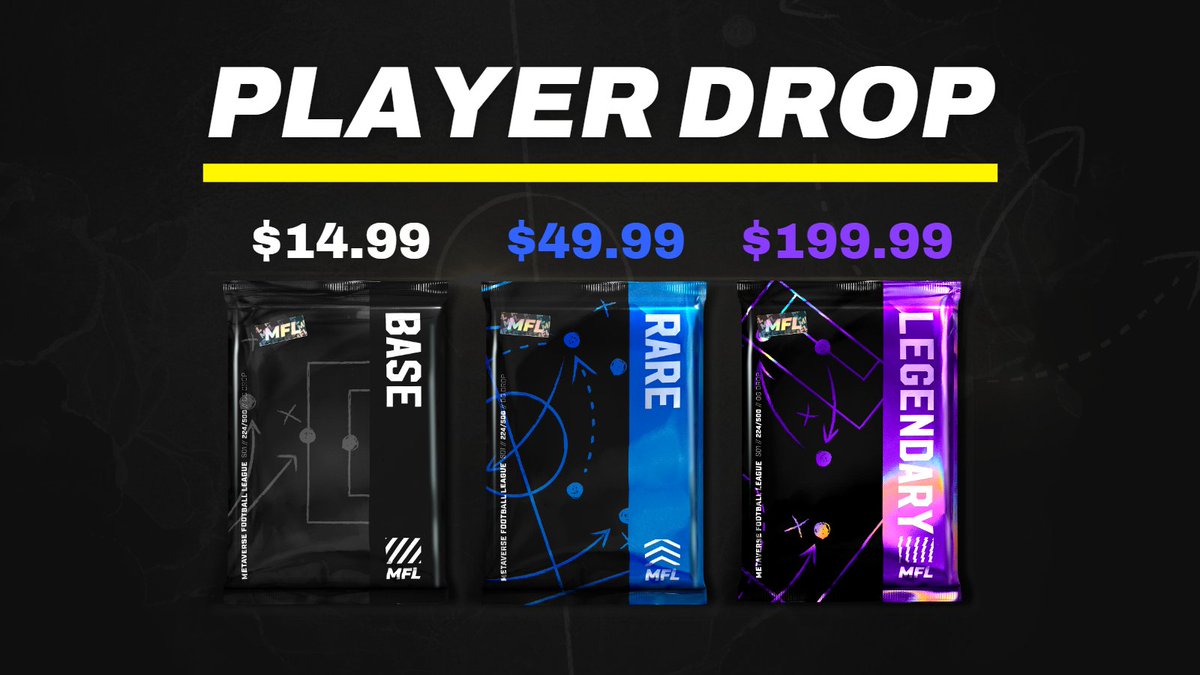 ONE HOUR TO GO ⌛

Get ready to snag brand new Player Packs 🔥⚽
Don't miss out ➡️ app.playmfl.com/drops

#onFlow #NFTdrop #Web3Gaming