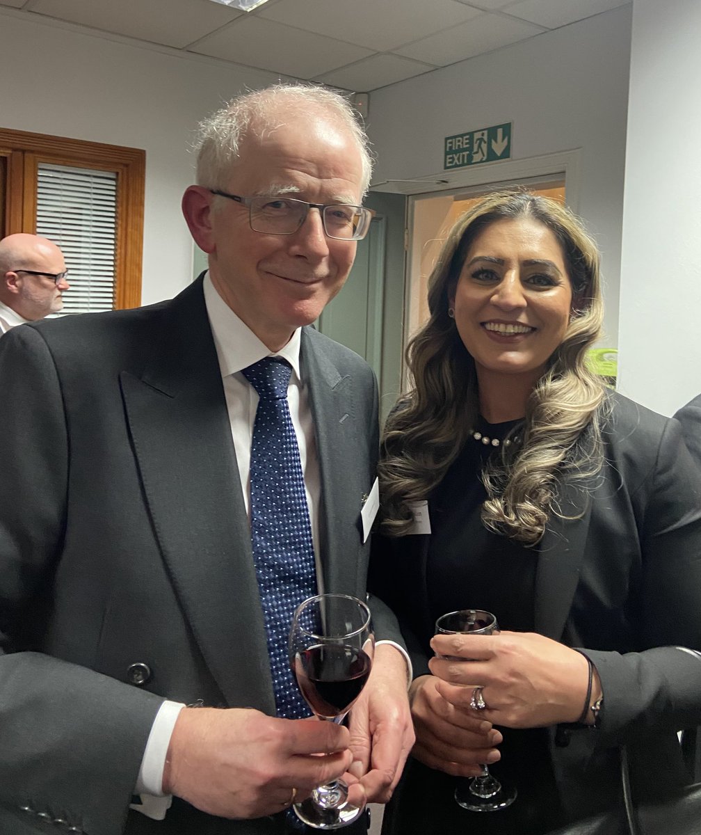 Delighted to meet with the Justices of the Supreme Court this evening. What an honour and privilege. Thanks to @DeansCourt_Chs for your kind invitation. I thoroughly enjoyed my chat with Lord Reed and felt very proud to hear he had fond memories of <a href="/ThompsonsLaw/">Thompsons Solicitors</a> #TodayatThompsons