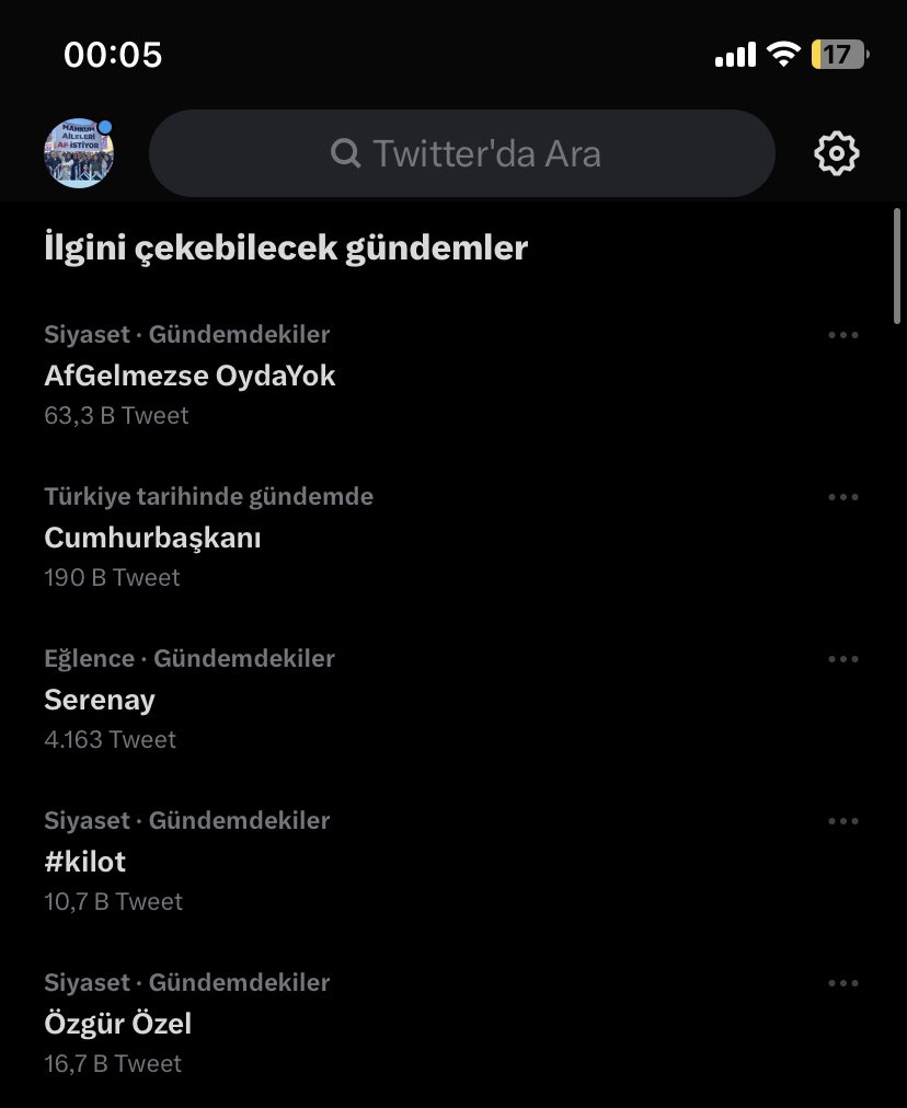 BİZ MAHKUM YAKINLARI  İÇİN BU KARE ÇOK ÖNEMLİ

İTELEYEN ÖTELEYEN KULAK ARKASI YAPAN SİYASİ LİDERLERE ÖRNEK OLSUN.
SAMİMİYET ÖNEMLİDİR!

HALK BUNU İDRAK EDEBİLECEK KIDEME SAHİP!

AfGelmezse OydaYok
YargıEnkazına GenelAf
<a href="/RTErdogan/">Recep Tayyip Erdoğan</a> 
<a href="/dbdevletbahceli/">Devlet Bahçeli</a> 
<a href="/kilicdarogluk/">Kemal Kılıçdaroğlu</a> 
<a href="/meral_aksener/">Meral Akşener</a>