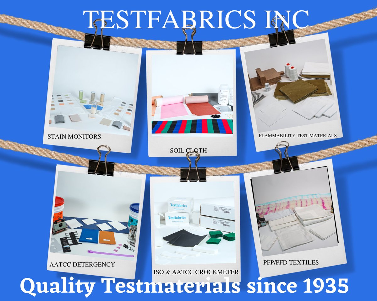 testfabrics's tweet image. #TextileTuesday #technicaltextiles #testmaterials