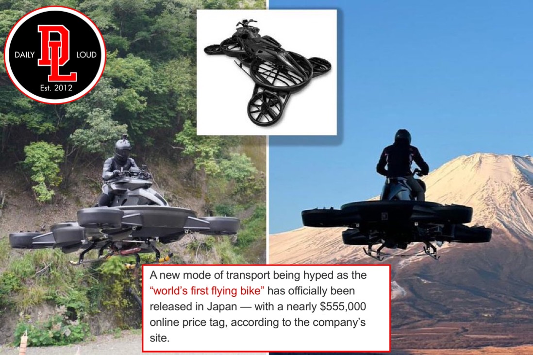 flying bike in real life