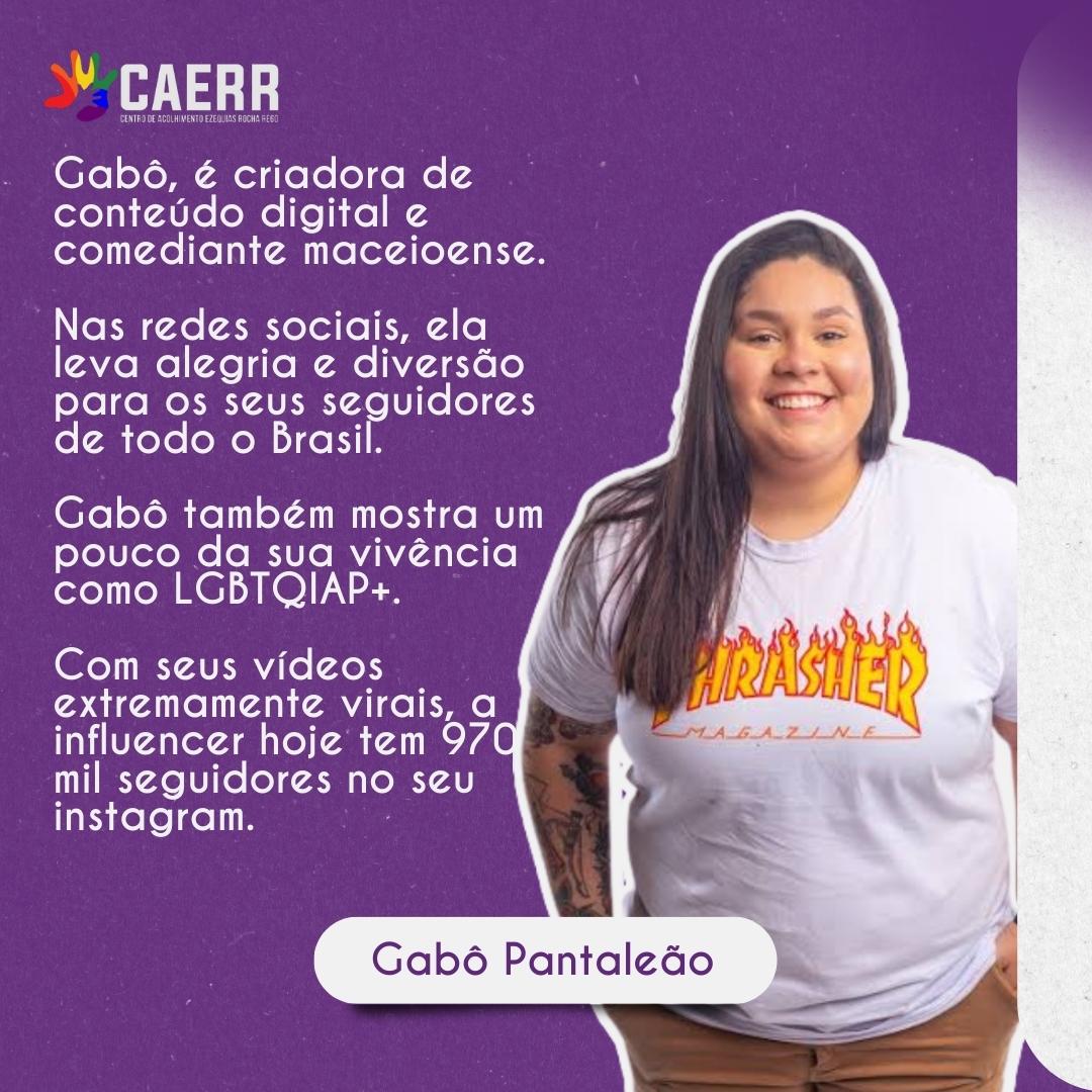 caerr_alagoas's tweet photo. A maior de Alagoas @gabopantaleao, usa sua visilidade pra levar humor e informação. https://t.co/W4qrKQeFux