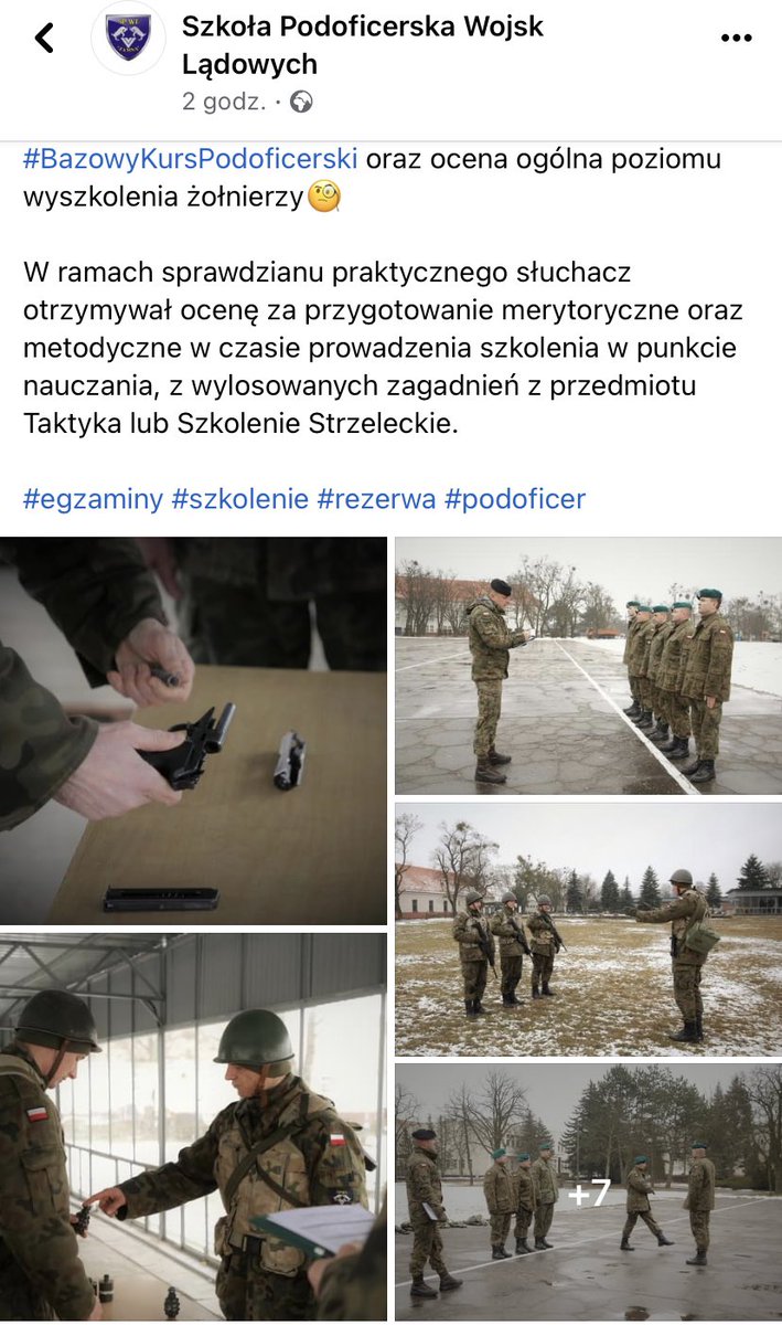 kratochonik's tweet photo. 1/x Szkoła Podoficerska w PL AD 2023. Facebook. Miejsce, gdzie taka szkoła powinna się promować, pokazywać to co ma najlepsze, zachęcać młodych ludzi, którzy widząc zdjęcie bogato uszpejonego przyszłego podofa, myślą sobie „o kurde, wyglądają kozacko, kiedyś chcę być jak oni!” 🥹 https://t.co/zZGuGP6Hvp