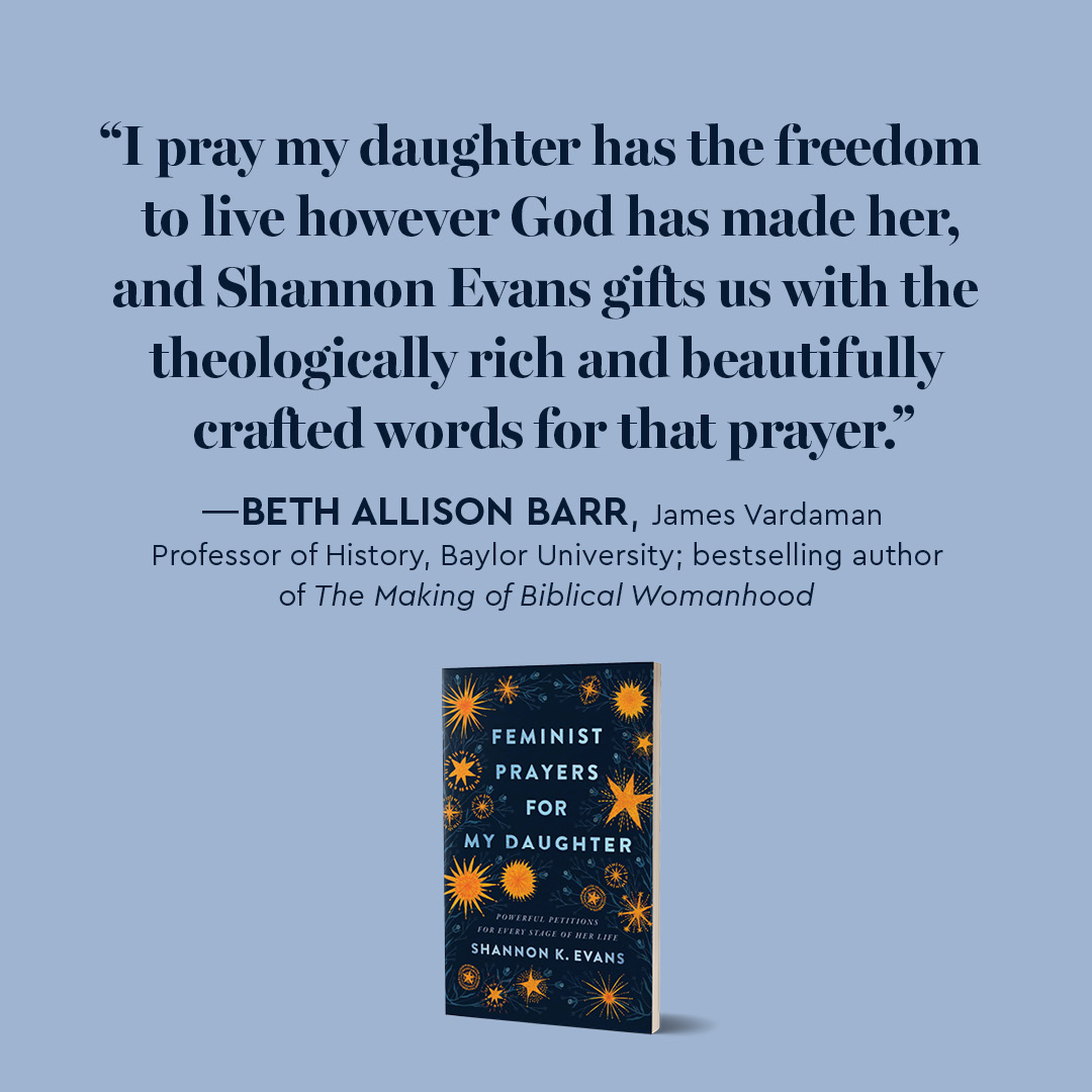 Celebrate International Women's Day today by ordering a copy of #FeministPrayersForMyDaughter for a woman or girl in your life! Find the words to hold her in prayer in a way that honors feminine spirituality.

@shannonkayevans
@bethallisonbarr