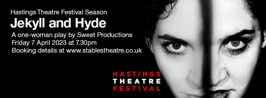 Jekyll & Hyde: A One-Woman Show opens a month today @stablestheatre in #hastings!! They’re both very excited to meet you. 👩‍⚕️ 🧪 👯‍♂️ 🫣 😈 

Tix: bit.ly/3YmY31S

@sweet_prods @MrLaDeDa @FringeHastings #theatre #horror #awardwinning #scifihorror #robertlouisstevenson