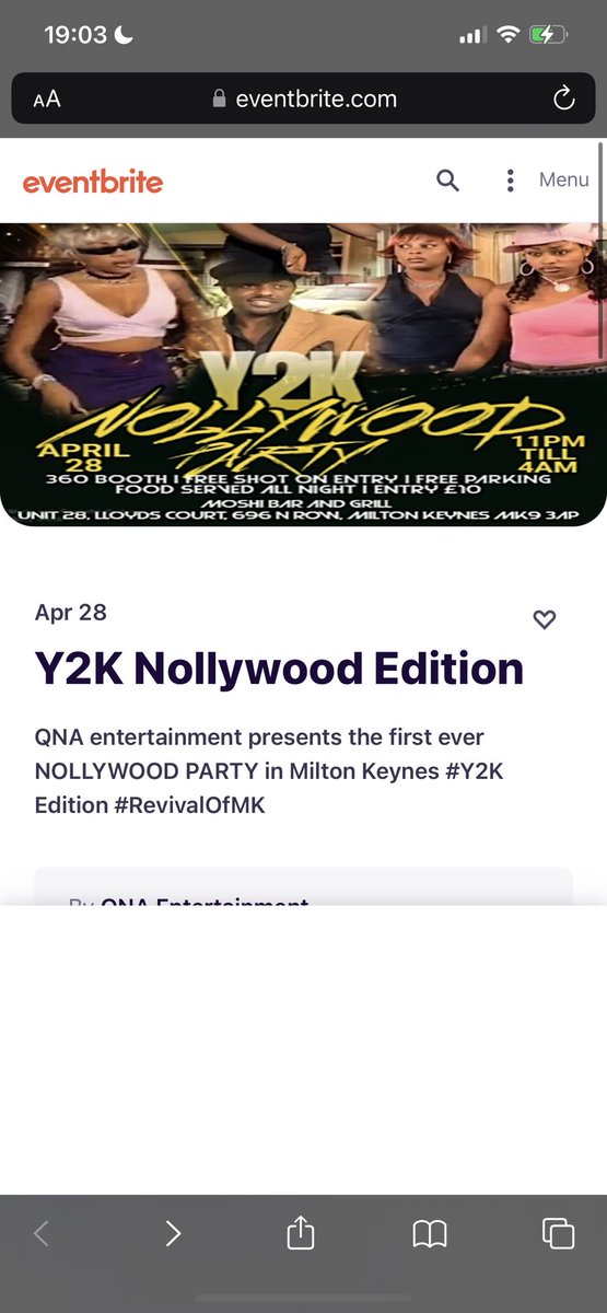 QueenLatoyahh's tweet image. If you snooze you lose! Get your tickets ASAP 😎 Don’t forget to come in your best nolly fits 🤪 #MiltonKeynes #MKevents #Afrobeatsnight #Clubbing #Nollywoodparty #Nollywoodmovies #NollyBabes #NollyKings #NollywoodY2Kparty 

eventbrite.com/e/y2k-nollywoo…