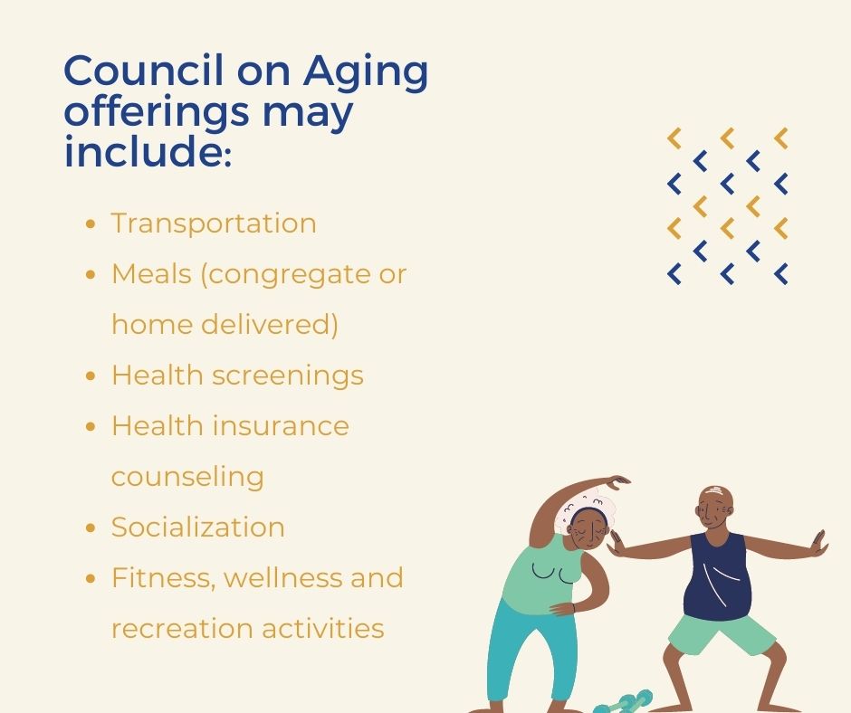 Did you know there are 350 Councils on Aging (COAs) across MA? Each COA may offer educational and recreational programs, transportation, local outreach, information and referral for older adults, their families and caregivers. Find your local COA: mass.gov/AgingServicesC…