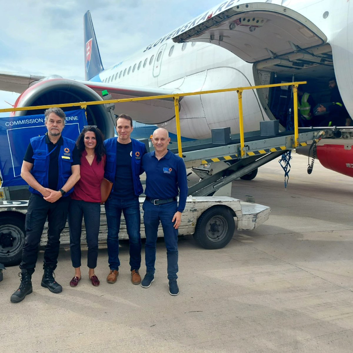 2️⃣nd shipment of in-kind HUM aid🆘 from 🇸🇰 4 Syria🇸🇾has arrived. Ongoing response of 🇸🇰 to the devastating earthquake hitting 🇹🇷 and 🇸🇾 in February. Civil Protection Team of <a href="/European/">Europe Bookmark</a> Commission 🇪🇺 in cooperation with the <a href="/WFP/">World Food Programme</a>
#ODAmatters 
@IngridBrockova  <a href="/St/">stefanT</a>'ElizabethUniversity