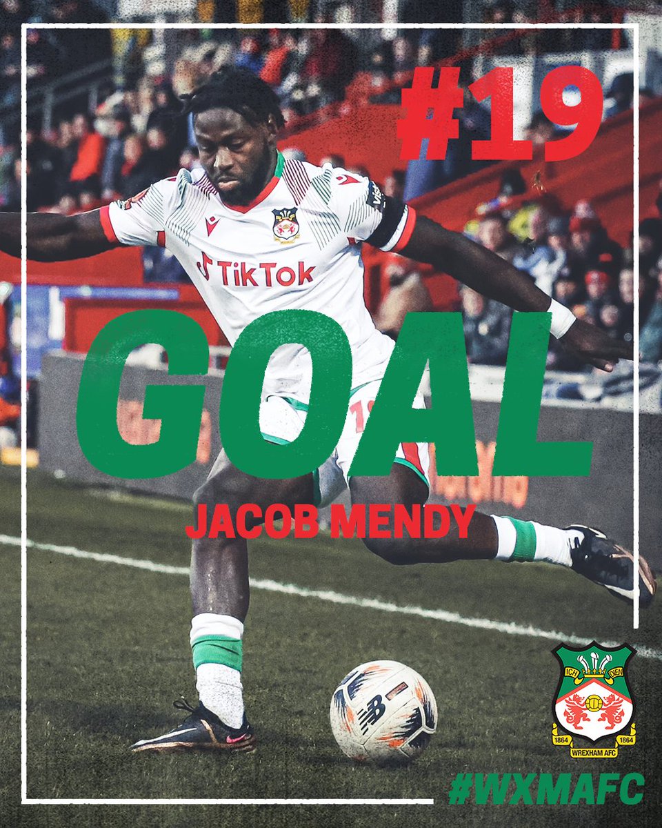 JACOB MENDYYYYYY SLOTS IT HOME! 68' | Dag & Red 0-4 Wrexham 🔴🟢 #WxmAFC