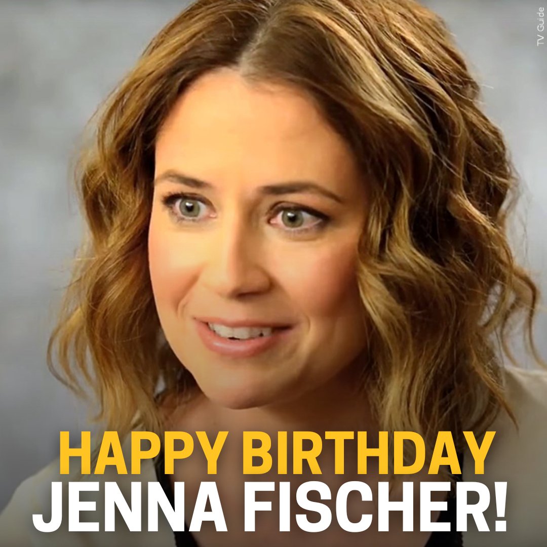 Happy 49th Birthday to Jenna Fischer, best known for playing \"Pam Beesly\" in the sitcom \"The Office.\"    