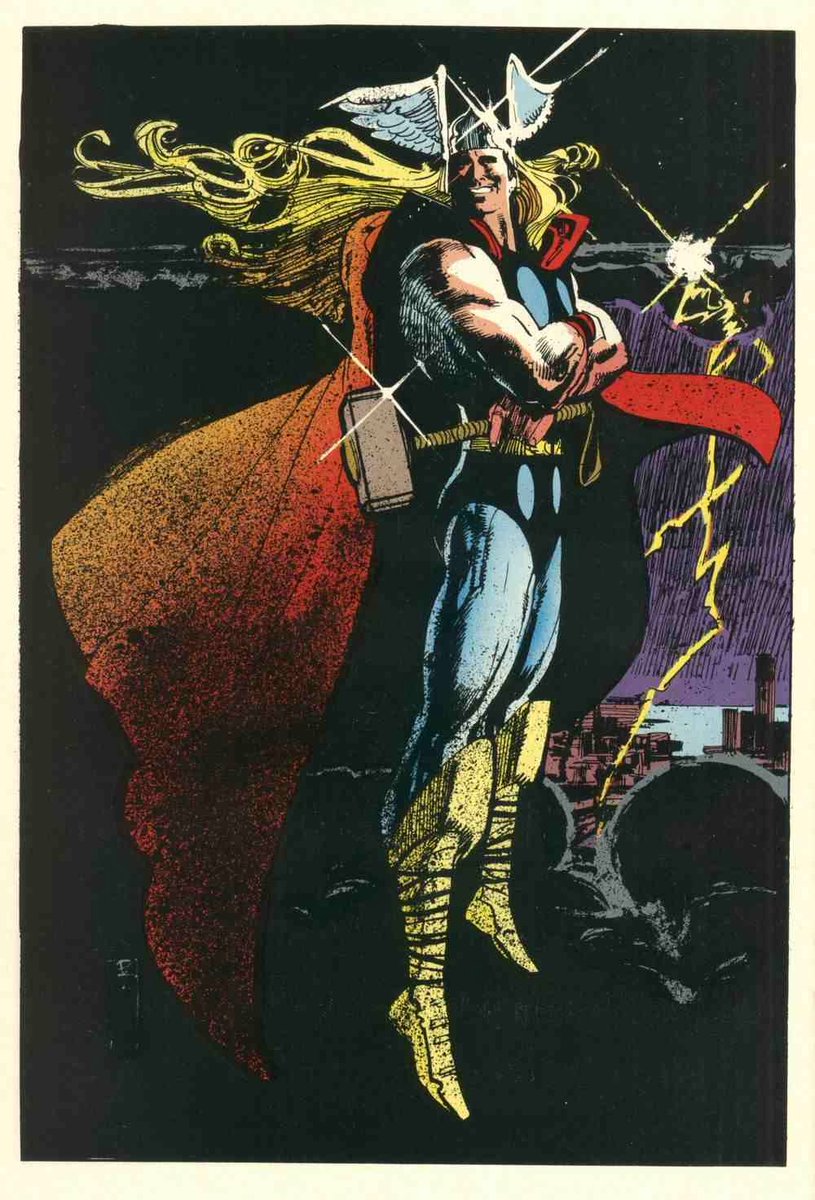 RT @SienkiewiczArt: Thor (Marvel Fanfare) #marvelcomics #throwback #comicart #marvel https://t.co/6m0W7nv1Jy