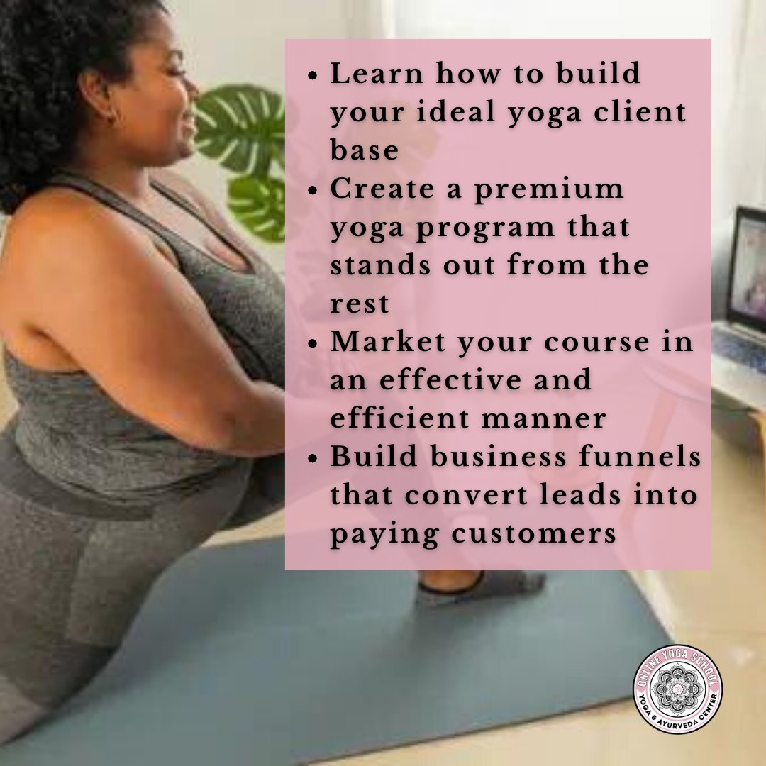 OnlineYogaSch's tweet image. 💫 Introducing our newest course: How to Start Your Online Business Effectively! Learn more and enroll today at courses.onlineyoga.school/courses/how-to…
#yogabusiness #businesscoach