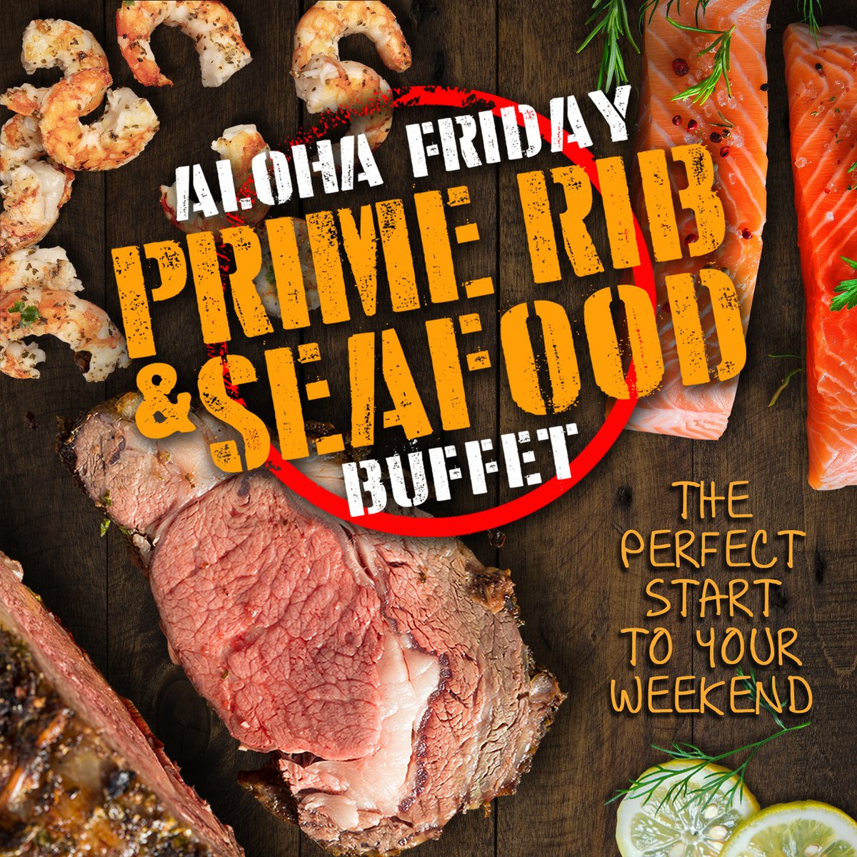 Make your reservations for our popular #AlohaFriday Prime Rib &amp; Seafood buffet! Indulge in the most flavorful land &amp; sea menu on the island! Click the link below for more info. There's no better way to kick off the weekend! #HaleKoaHotel #Waikiki

halekoa.com/dining-drinks/…