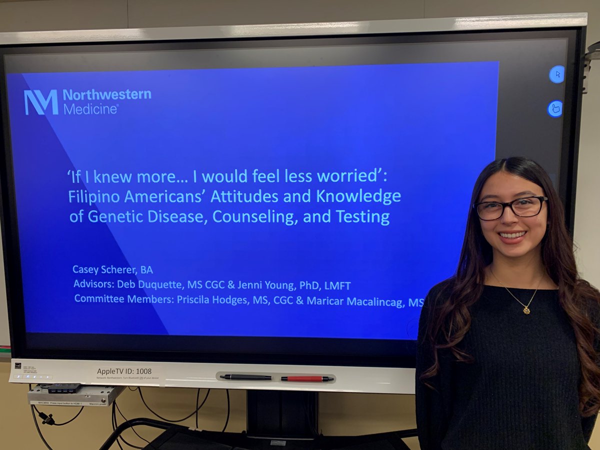 Jenni Young, PhD (she/her) (@jenniyoungphd) on Twitter photo SO PROUD of Casey Scherer who just successfully defended her master's thesis project! This was an important act of advocacy for Casey and her #FilipinoCommunity
Casey is a headed to <a href="/Stanford/">Stanford University</a> for a masters in Community Health and Prevention Research in the fall! SO PROUD of Casey Scherer who just successfully defended her master's thesis project! This was an important act of advocacy for Casey and her #FilipinoCommunity
Casey is a headed to <a href="/Stanford/">Stanford University</a> for a masters in Community Health and Prevention Research in the fall!