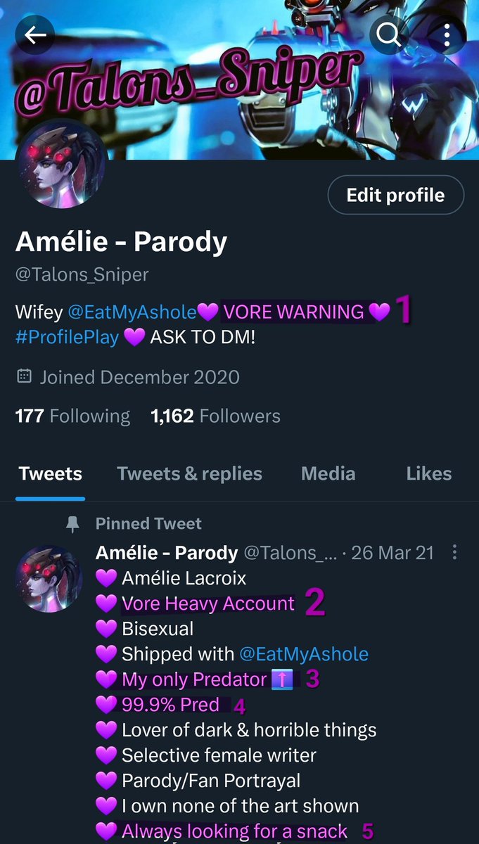 // In case anyone else somehow in any way missed that this is a vore account. Here are some fuck hints.