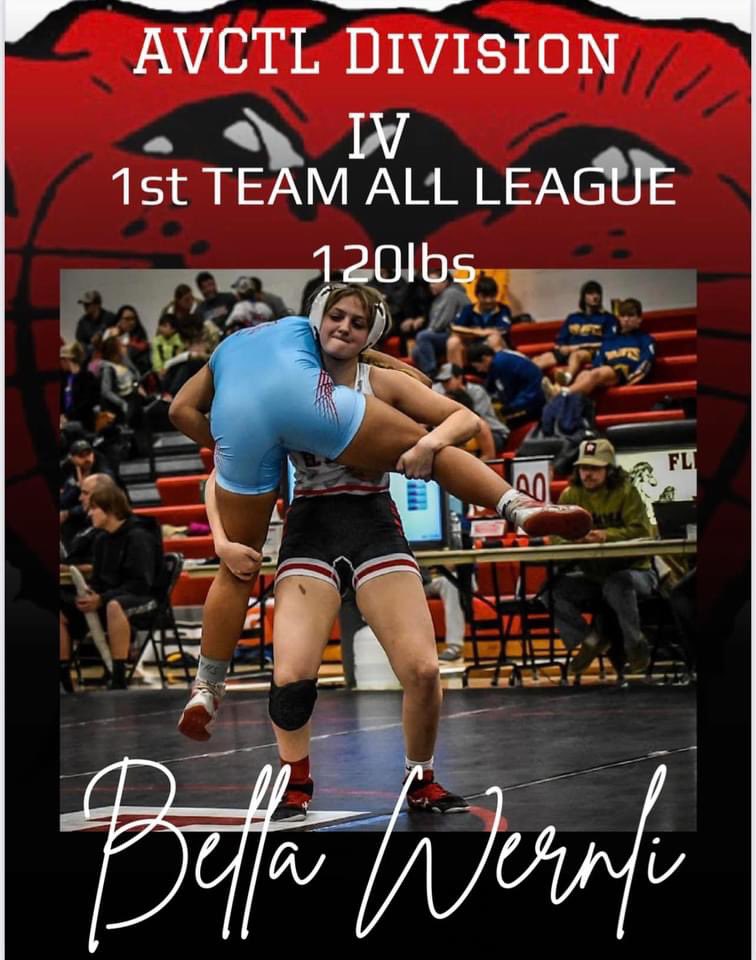 bella_fern11's tweet photo. Congratulations to all members of our female wrestling team getting 1st team all league! https://t.co/B8pUP0iJde