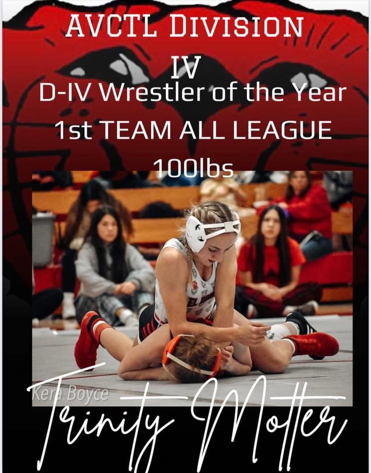 Congratulations to all members of our female wrestling team getting 1st team all league!