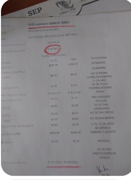 Nezahualcollotl's tweet photo. El descaro de David Marrufo, líder sindical de @CECyTEDurango no tiene límites, antes de que se subiera a su ladrillito ganaba $18,600, ahora $25,000 mensuales.
Queee leee parece ⛔

Revisen las fechas para que lo compruebe, no mentimos
@EVillegasV @FECCED @gobdgo #Ingobernables https://t.co/XdhqirbShN