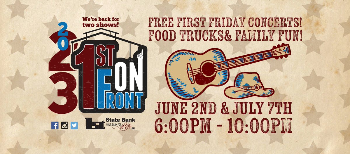 We're back for {TWO} big shows in 2023!