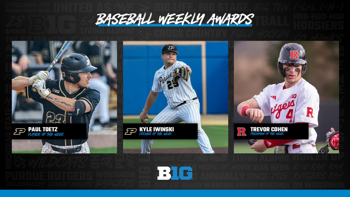 Big Ten Baseball tweet media