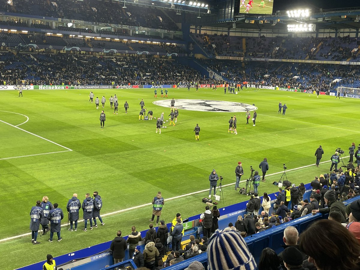 Champions League football. Let’s get it! #ChelseaFC