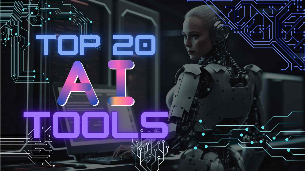 akjonRooSho's tweet photo. Unlock the power of #AI and transform your work with these 20 free online tools. Say goodbye to manual tasks and hello to smarter solutions! 
https://t.co/o9KsYqn5Un
#top20 #aitools #artificialintelligence #dalle2  #chatgpt #chatgpt3 #midjourneyai #resumai https://t.co/2sGDSrDDg4