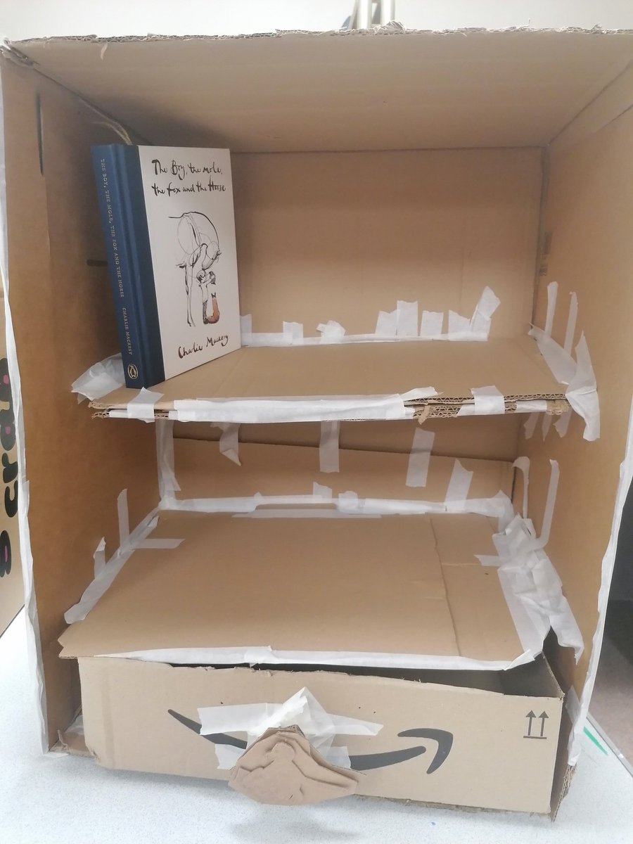 The Guides did "Do it Your-shelf" for #WomenInConstructionWeek - good range of styles and some nice decorations...some with more tape than others 🤣
#Girlguiding #GirlsCan #Construction #DIY