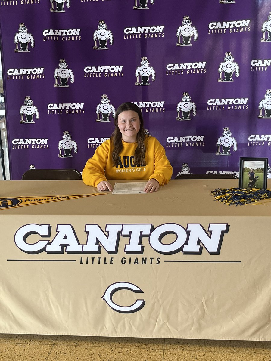 CantonGirlsGolf's tweet photo. Congratulations Ryleigh Moser! She will continue her athletic and academic career at Augustana College! https://t.co/151C95vskk