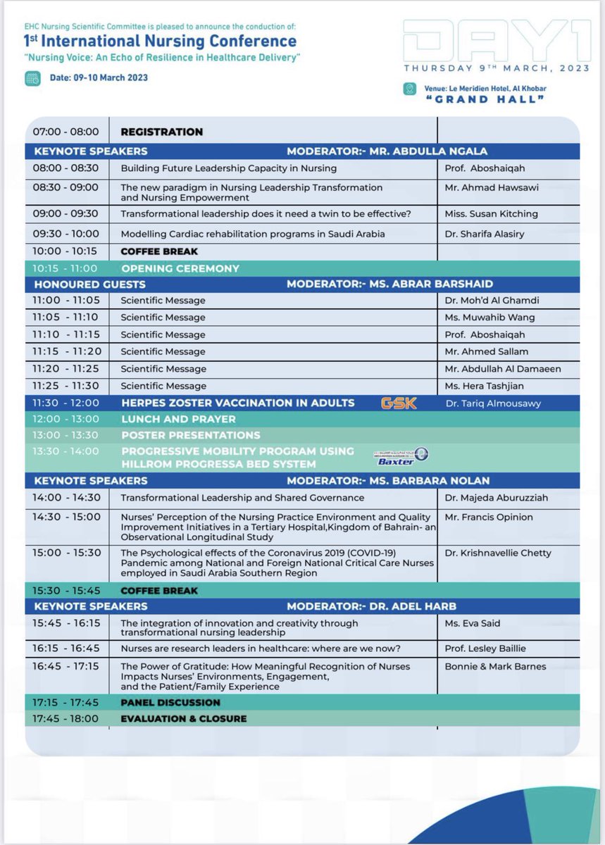 Shujaaa1's tweet photo. 1st International Nursing Conference , Eastern Health Cluster. @Saudi_Nurses @nurscol https://t.co/VoRi3M4NKO